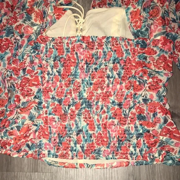 Free people mabel printed blouse